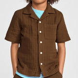 Boys'shirt 100%cotton woven