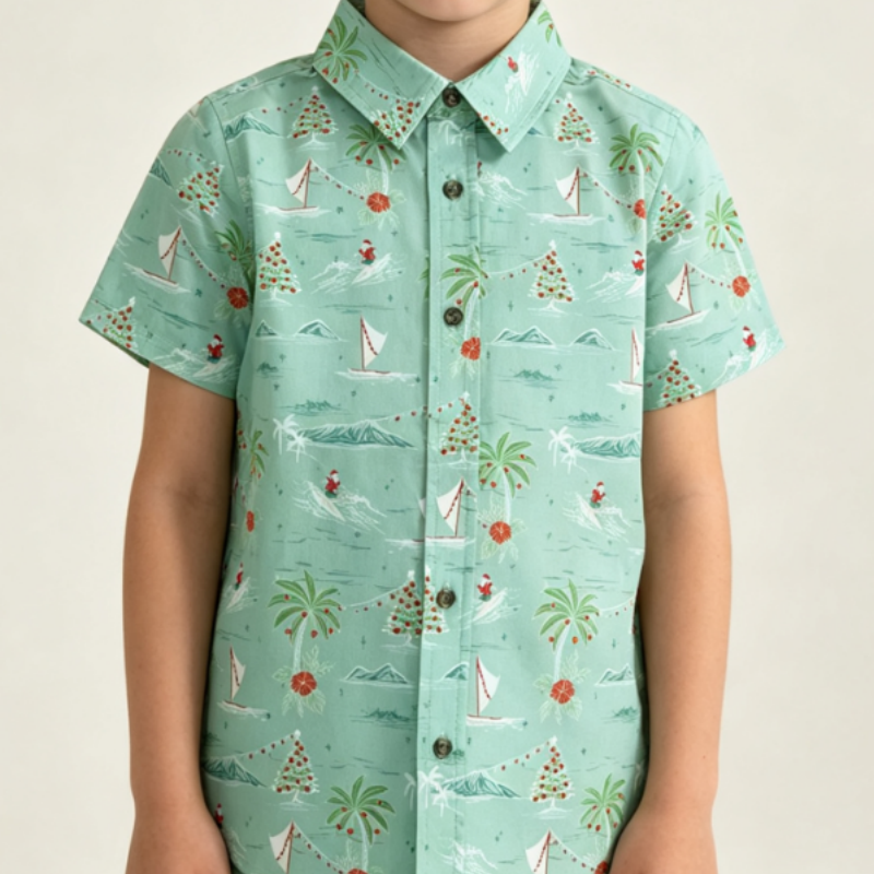 Boys'shirt 100%cotton woven