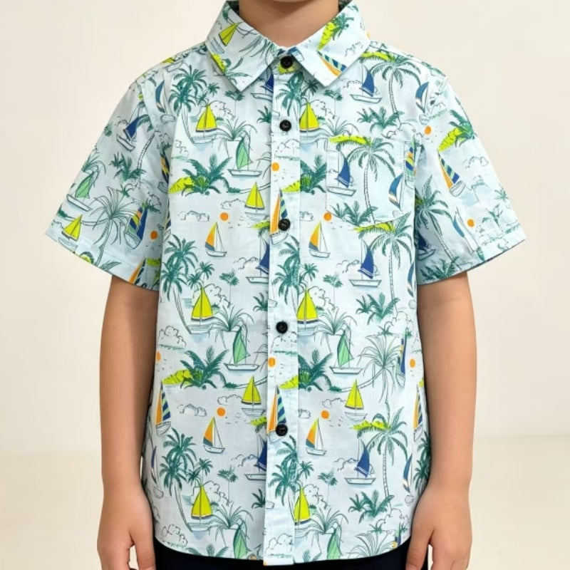 Boys'shirt 100%cotton woven